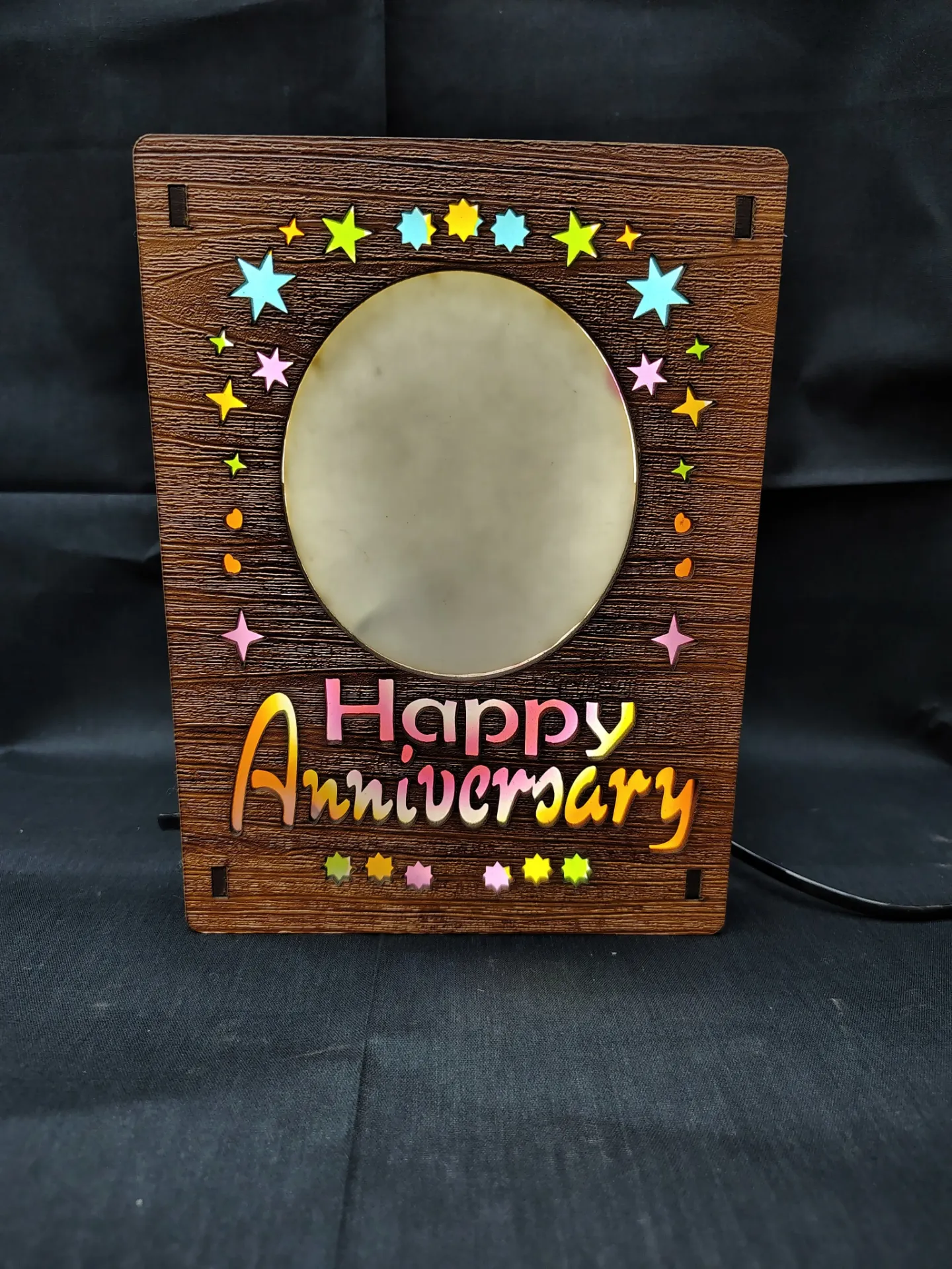 SUBLIMATION MULTICOLOUR LED WOODEN FRAME