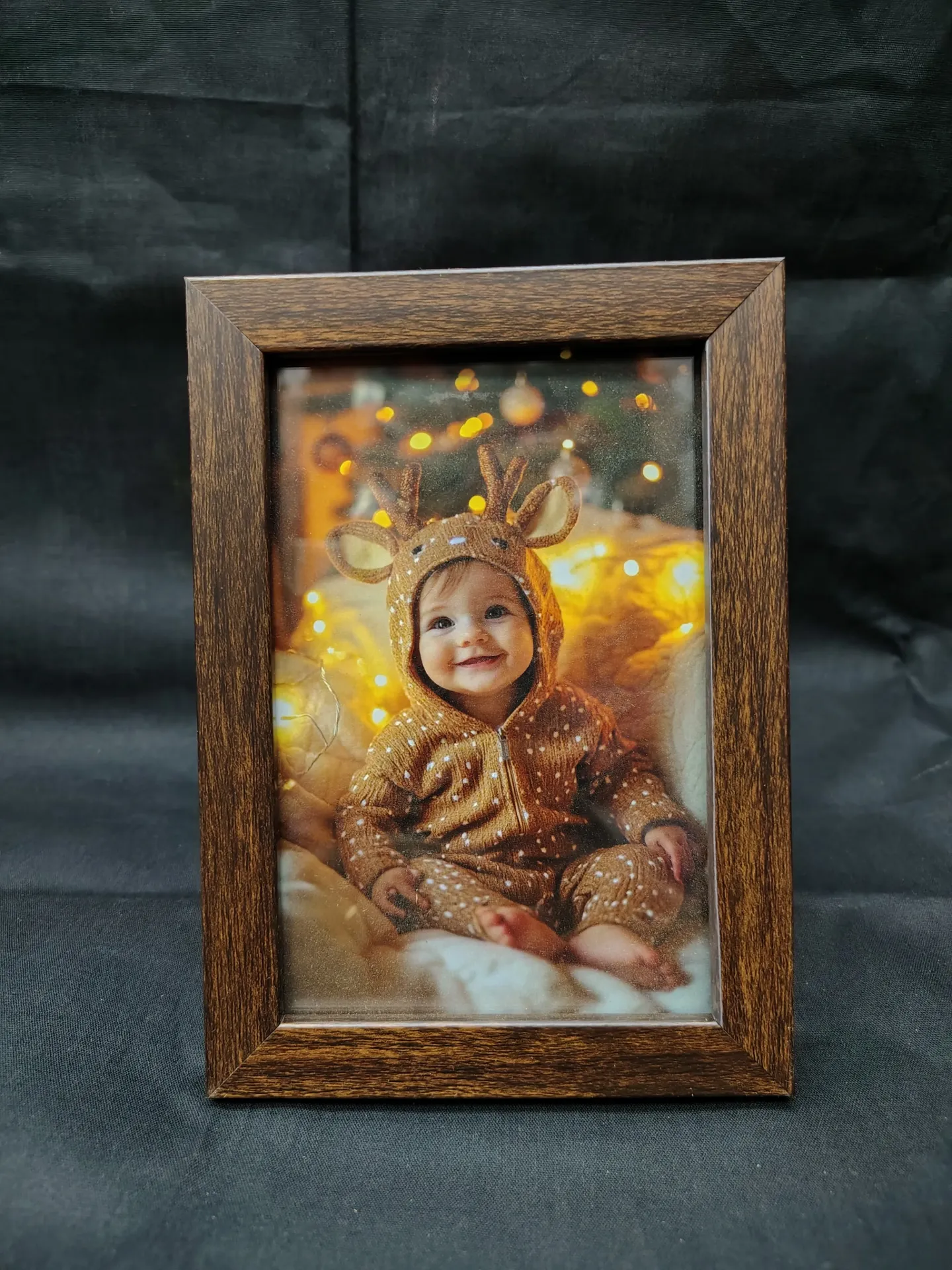 WOODEN GLASS PHOTO FRAME