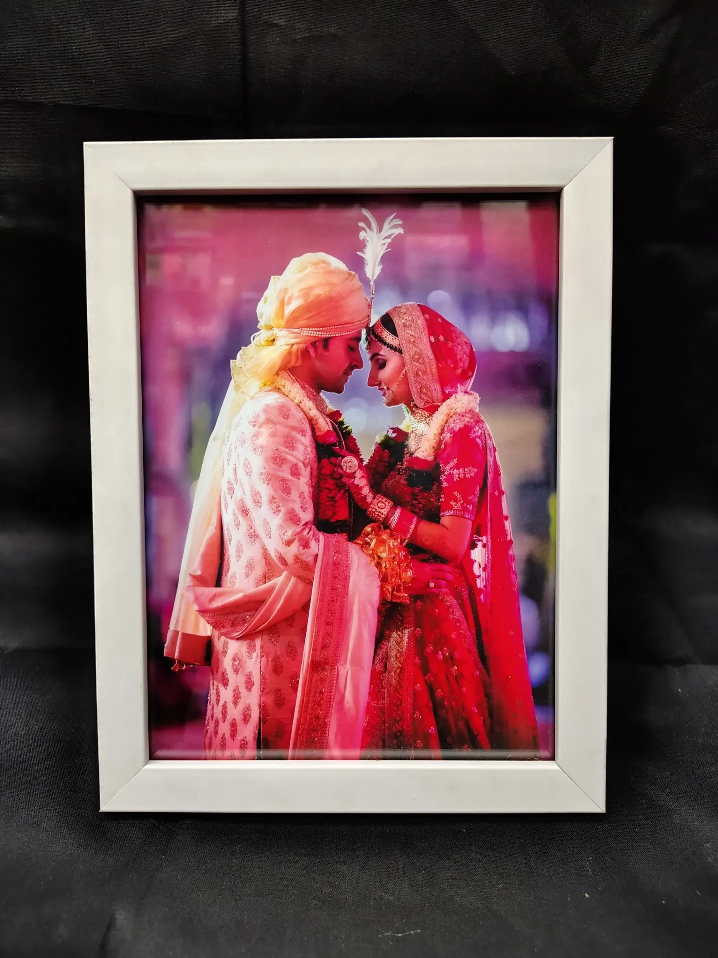 WOODEN GLASS PHOTO FRAME